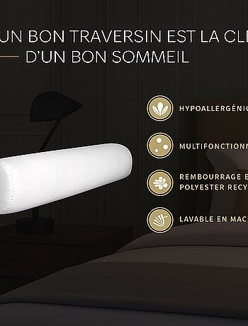 Traversins polyester promo linge