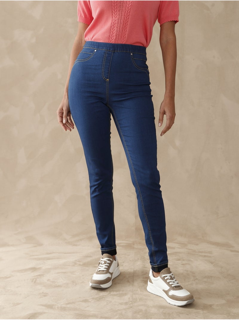 Tregging denim - DAXON Bleu denim - Kiabi