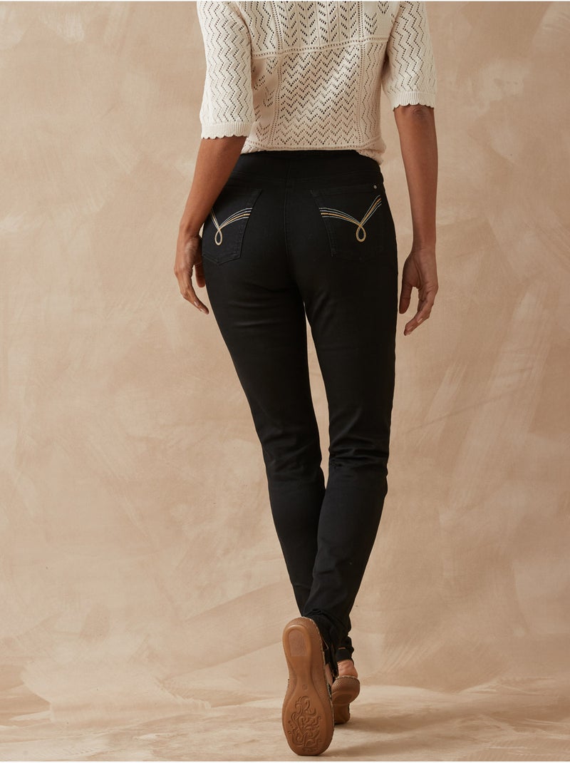 Tregging denim - DAXON Noir Noir - Kiabi