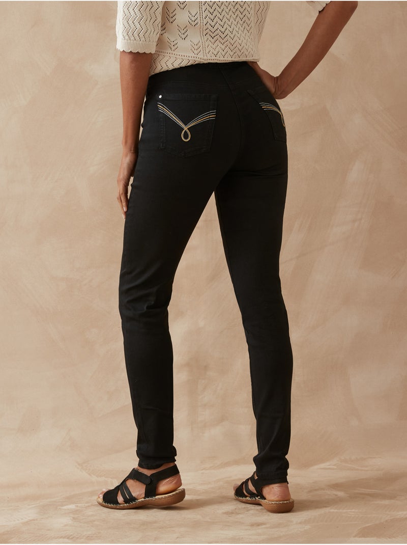 Tregging denim - DAXON Noir Noir - Kiabi