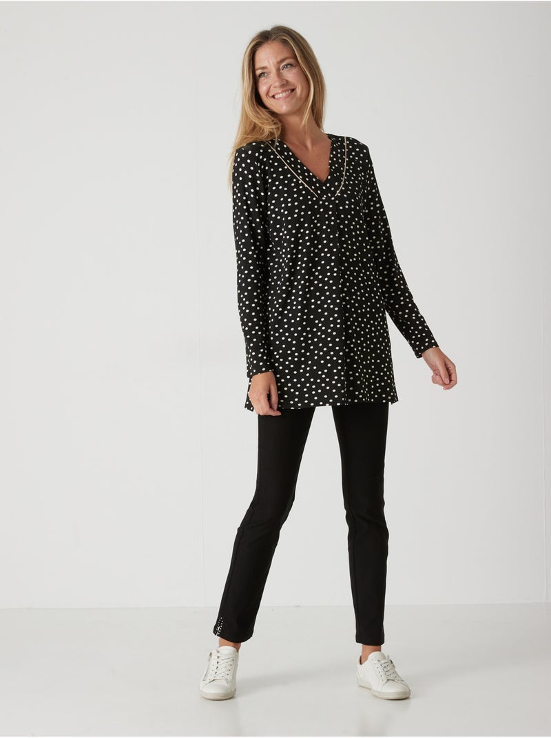 Tregging tissu stretch - DAXON Noir Noir - Kiabi