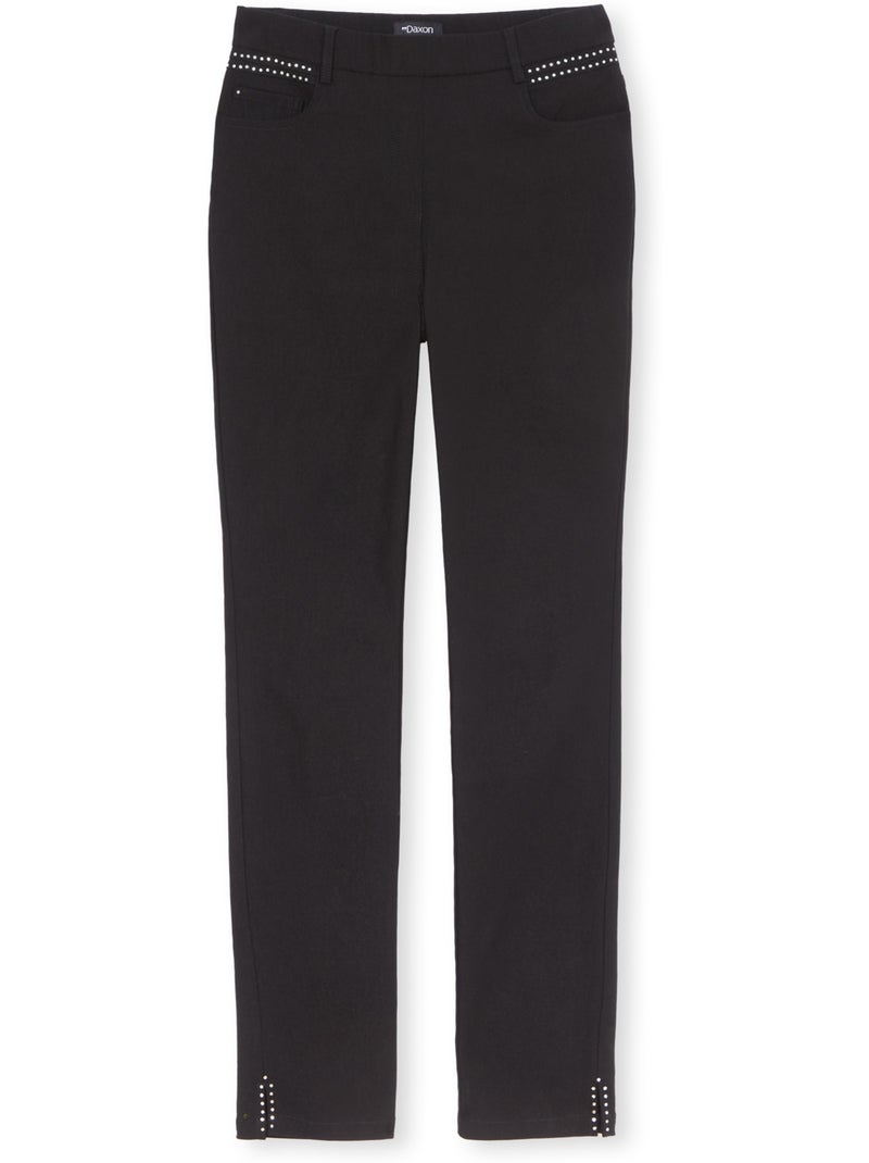 Tregging tissu stretch - DAXON Noir Noir - Kiabi