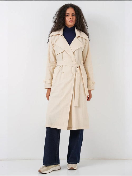 Trench-coat à col croisé bdart - Kiabi Trench-coat à col croisé bdart - Kiabi