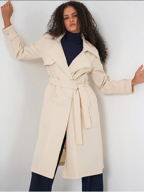 Trench-coat à col croisé bdart - Kiabi Trench-coat à col croisé bdart - Kiabi