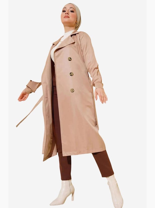 Trench-coat à col croisé bdart - Kiabi Trench-coat à col croisé bdart - Kiabi