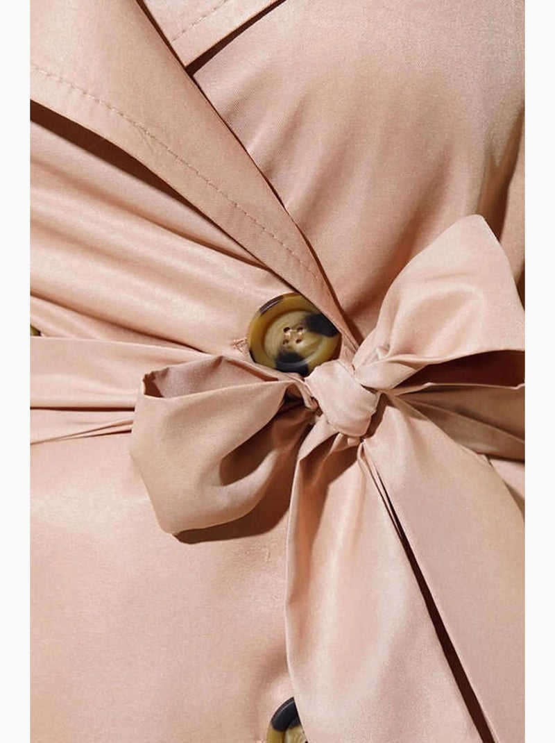 Trench-coat à col croisé bdart Marron clair - Kiabi