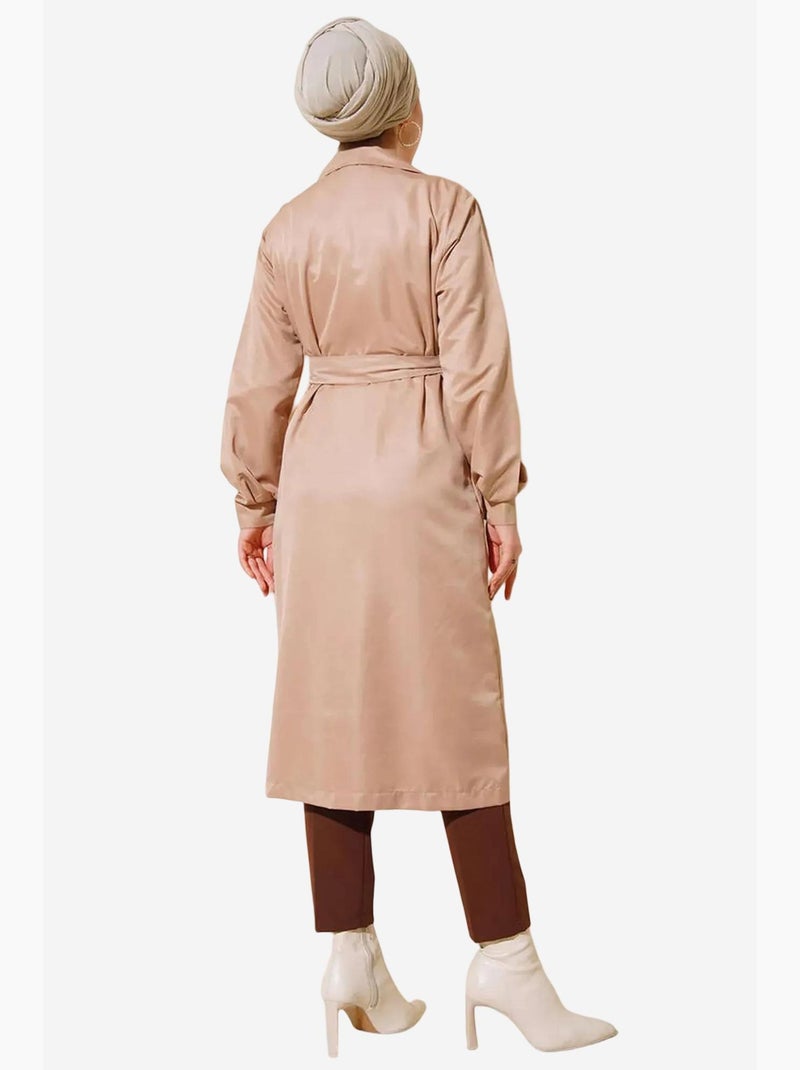 Trench-coat à col croisé bdart Marron clair - Kiabi