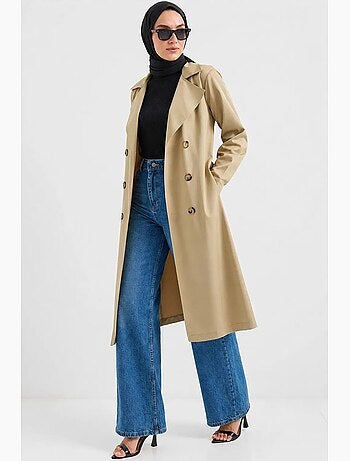 Trench-coat à col croisé bdart