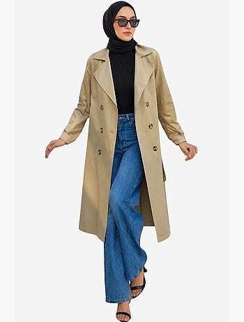 Trench-coat à col croisé bdart