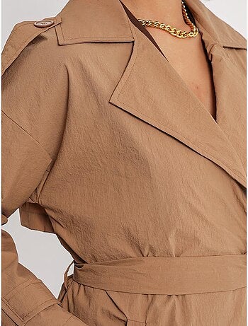 Trench-coat à col portefeuille bdart