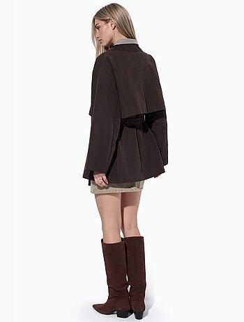 Trench-coat ceinturé à double boutonnage hiccup