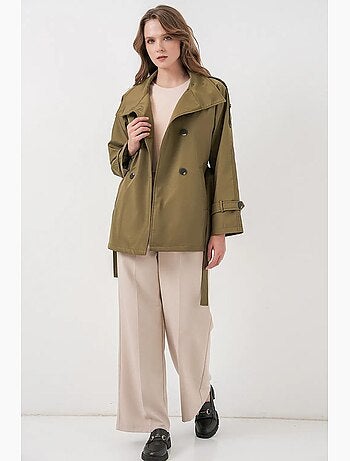 Trench-coat coupe classique avec col de veste bdart