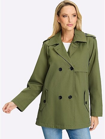 Trench-coat Coupe Plus Longue Au Dos - Taille Standard - Helline
