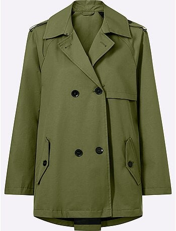 Trench-coat Coupe Plus Longue Au Dos - Taille Standard - Helline