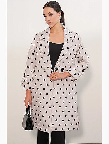 Trench-coat doublé à col portefeuille bdart