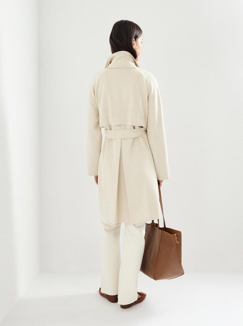 Trench-coat effet daim, MO Fashion - Kiabi