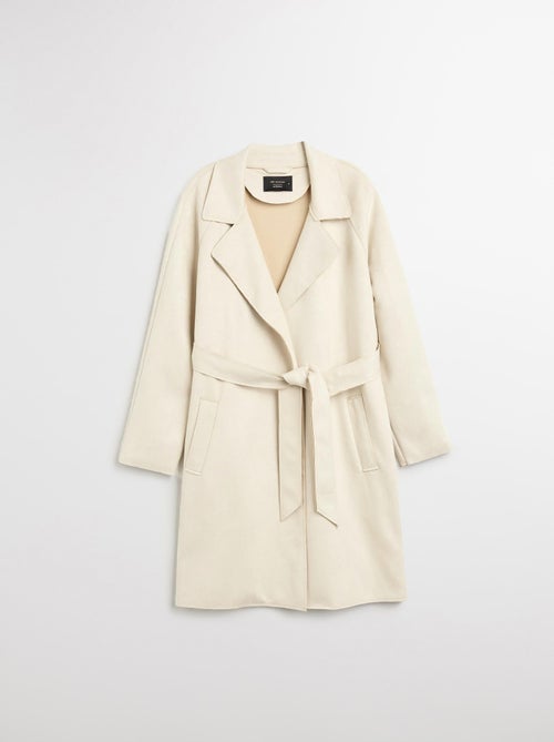 Trench-coat effet daim, MO Fashion - Kiabi