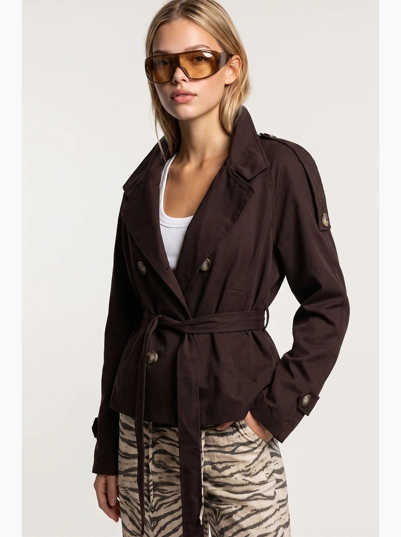 Trench-coat istanbul Marron chocolat - Kiabi
