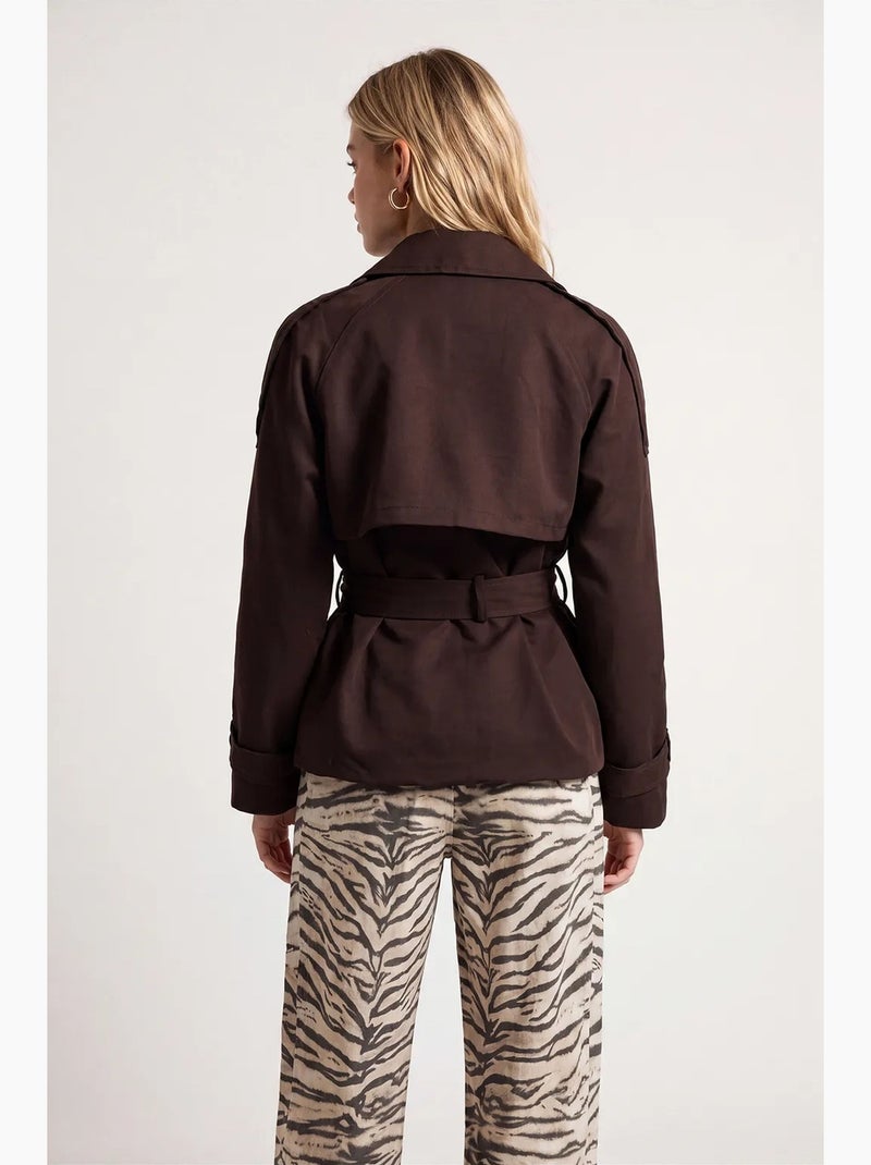 Trench-coat istanbul Marron chocolat - Kiabi