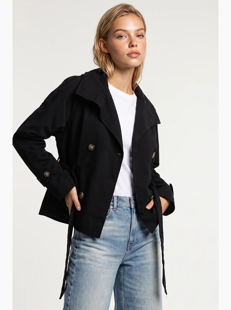 Trench-coat istanbul Noir - Kiabi