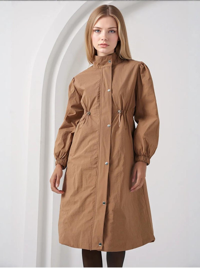 Trench-coat long doublé bdart Camel - Kiabi