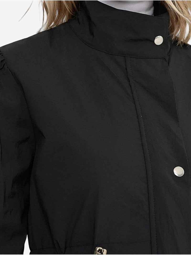 Trench-coat long doublé bdart Noir - Kiabi