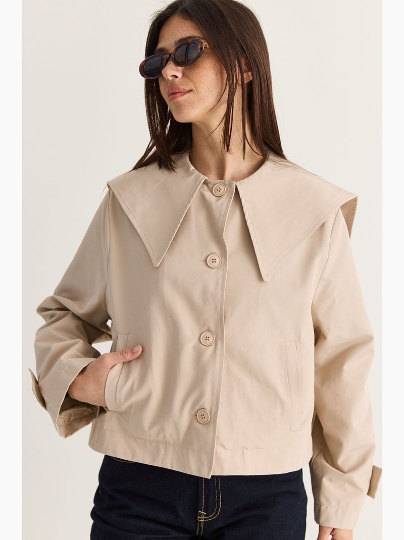 Trench-coat lucci Beige argile - Kiabi