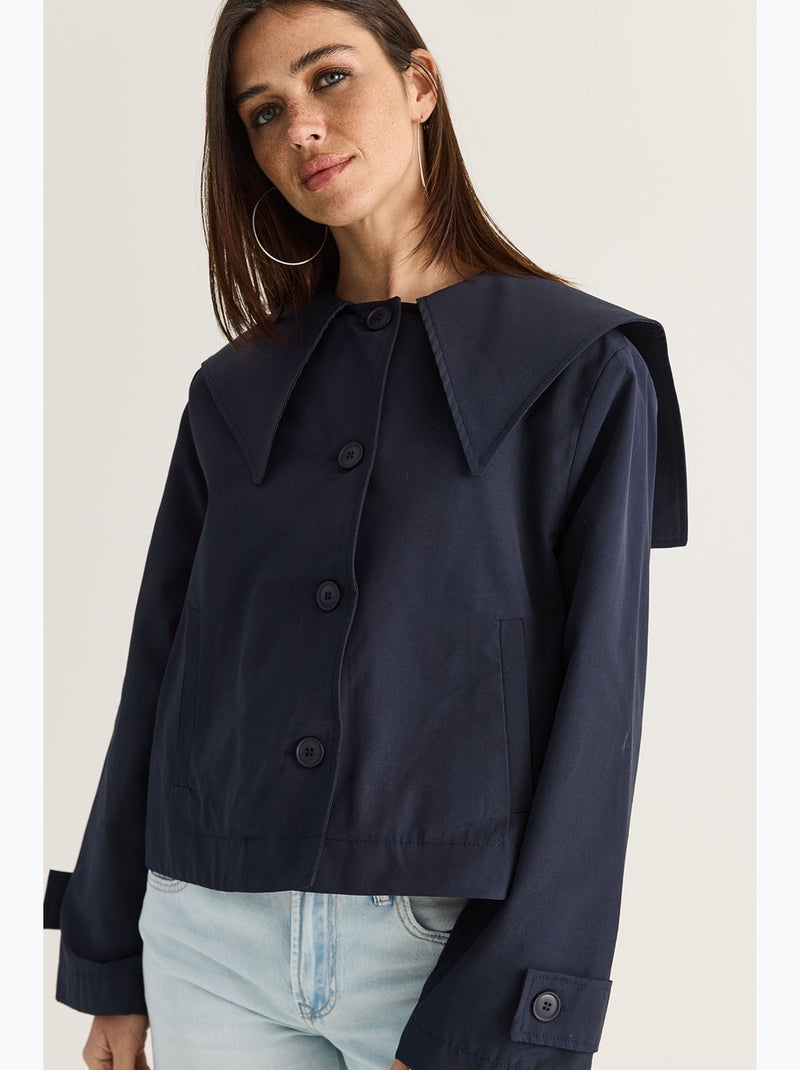 Trench-coat lucci Bleu marine - Kiabi
