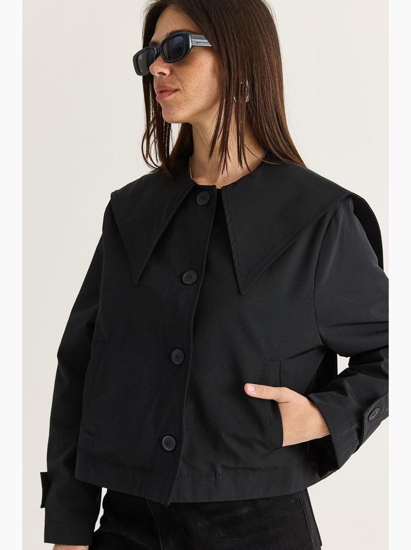 Trench-coat lucci Noir - Kiabi