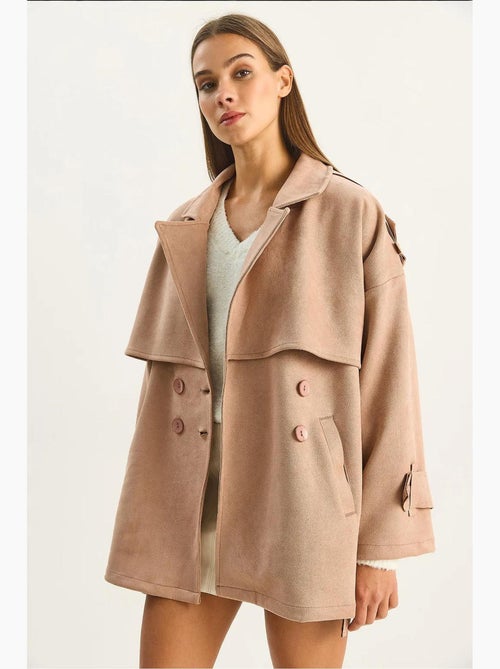 Trench-coat mi-long à double boutonnage lucci - Kiabi Trench-coat mi-long à double boutonnage lucci - Kiabi