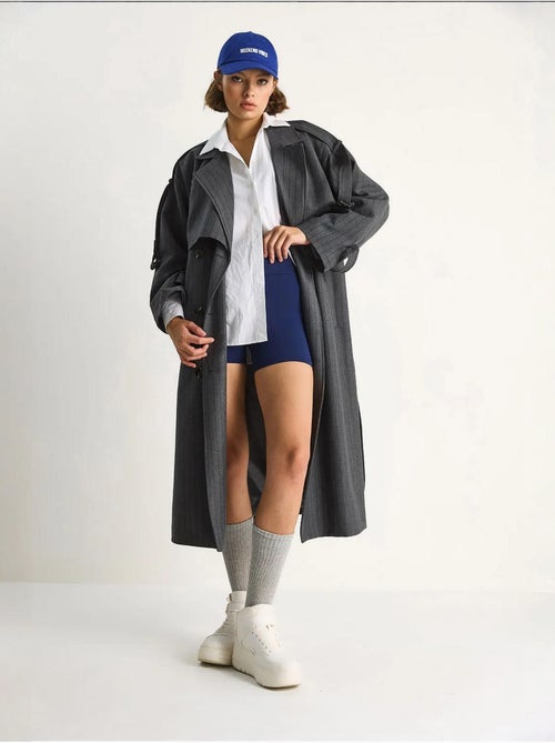 Trench-coat mi-long en coton avec fermeture à double boutonnage lucci - Kiabi Trench-coat mi-long en coton avec fermeture à double boutonnage lucci - Kiabi