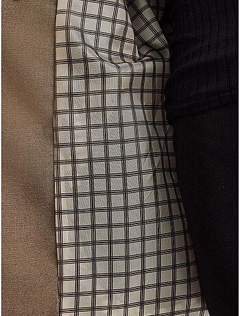 Trench-coat mi-long en mélange de coton avec fermeture boutonnée lucci