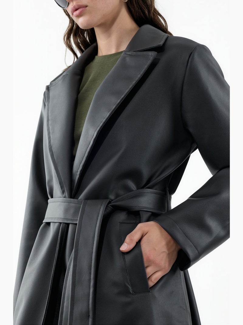 Trench-coat pour femme hiccup Noir - Kiabi