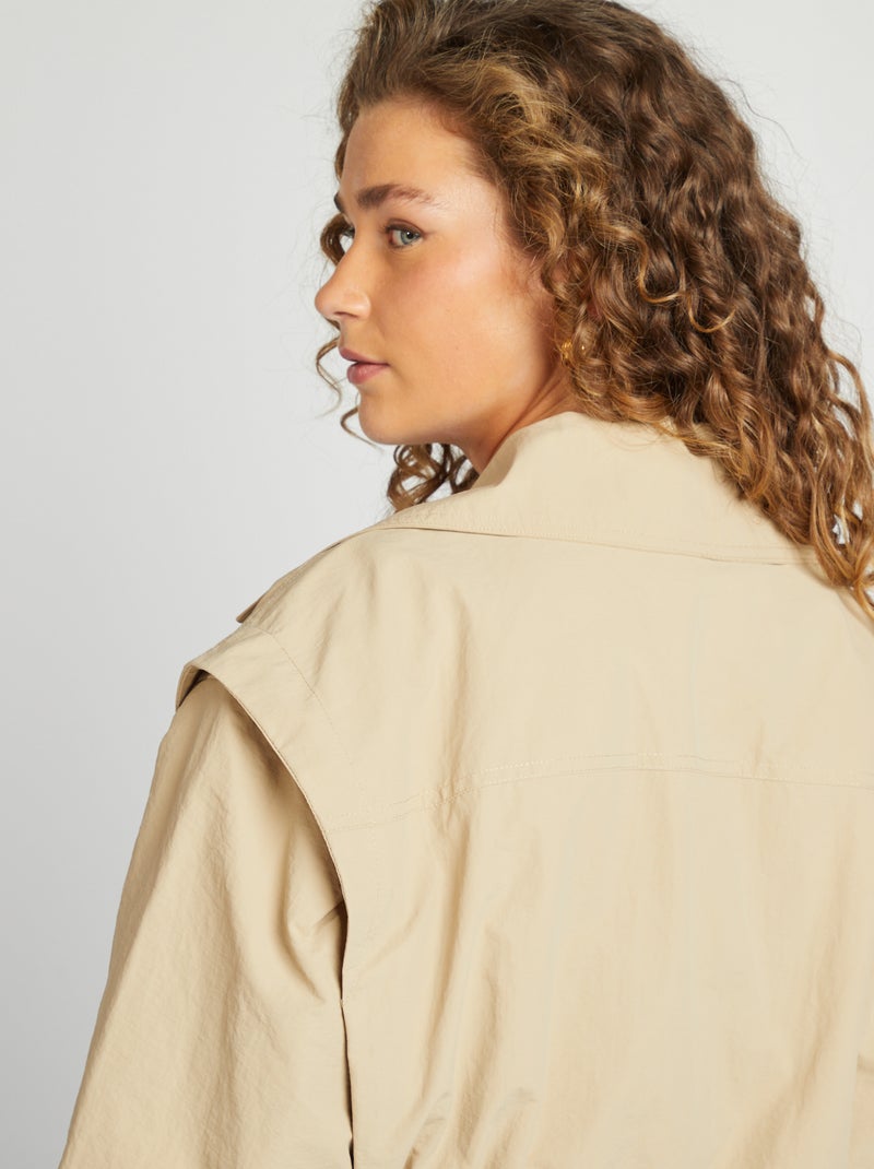 Trench court - coupe cropped BEIGE - Kiabi