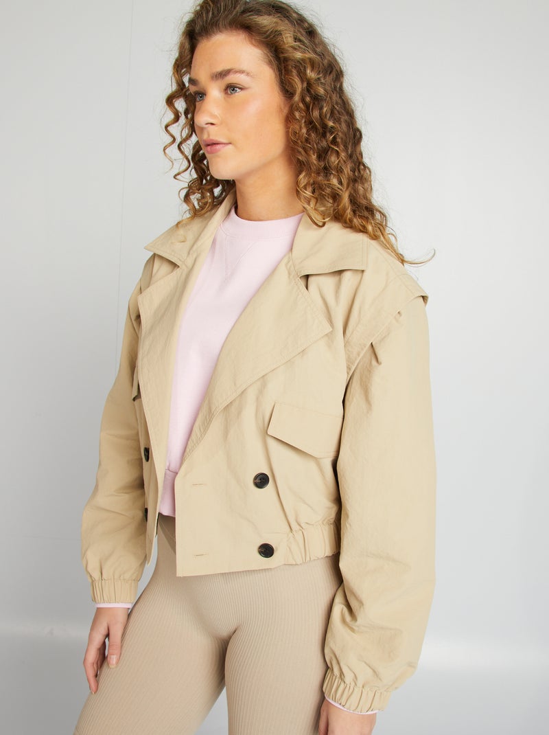Trench court - coupe cropped BEIGE - Kiabi