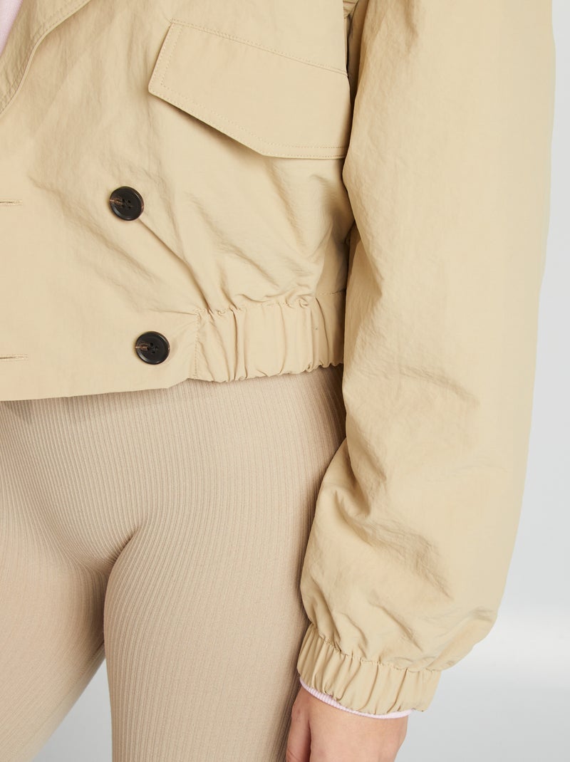 Trench court - coupe cropped BEIGE - Kiabi