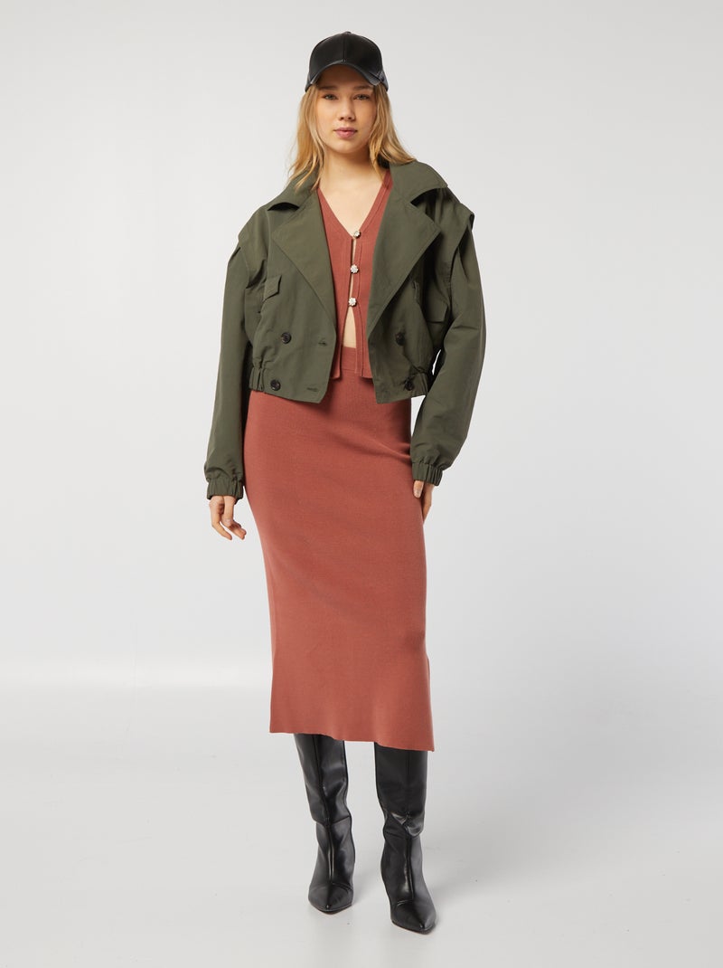 Trench court - coupe cropped VERT - Kiabi