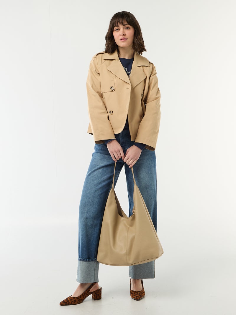 Trench court Beige - Kiabi
