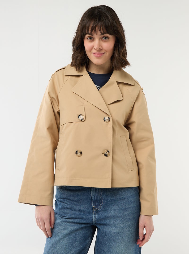 Trench court Beige - Kiabi