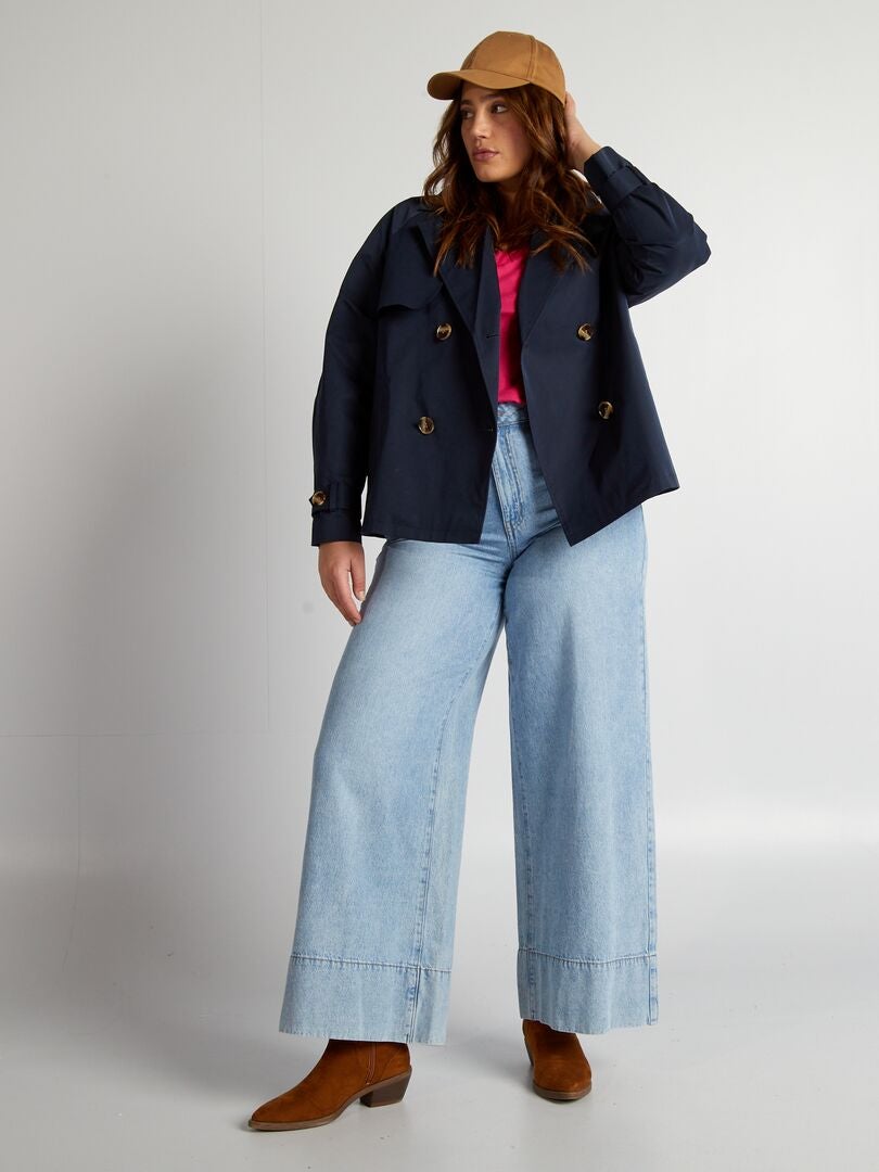 Trench court - bleu marine - Kiabi - 39.00�?�