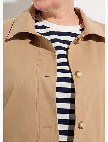 Trench court, doublure fantaisie - AFIBEL