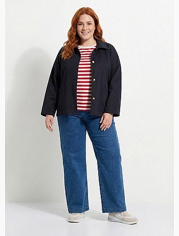 Trench court, doublure fantaisie - AFIBEL