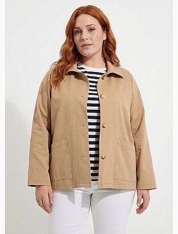 Trench court, doublure fantaisie