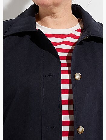 Trench court, doublure fantaisie