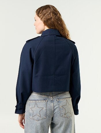 Trench court en coton