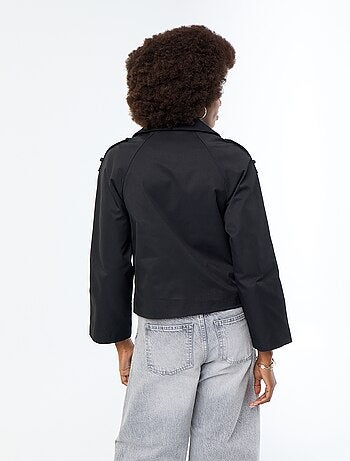 Trench court en coton