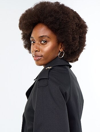 Trench court en coton