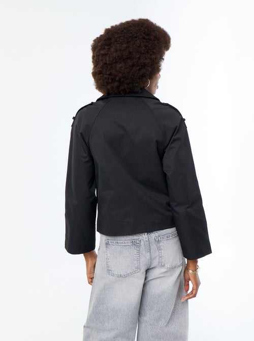 Trench court en coton - Kiabi Trench court en coton - Kiabi