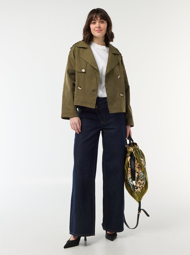 Trench court Kaki - Kiabi