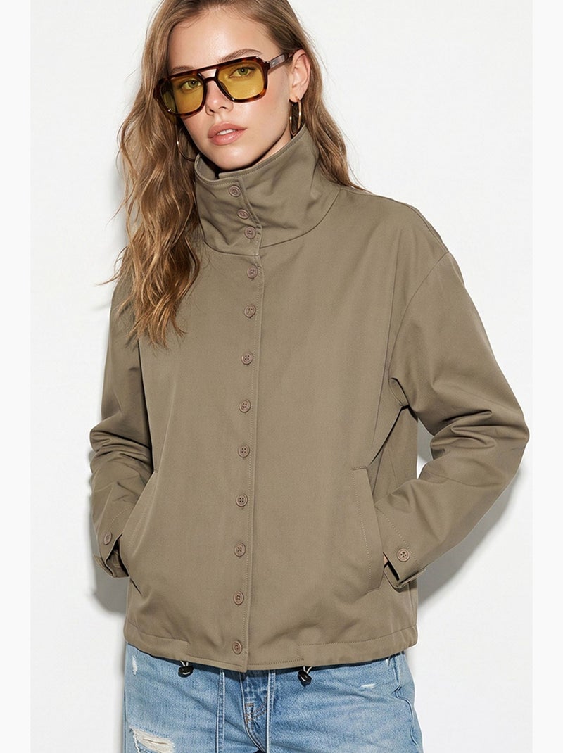Trench femme lucci Kaki - Kiabi